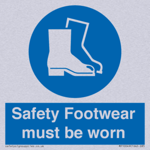 Safety Footwear must be worn